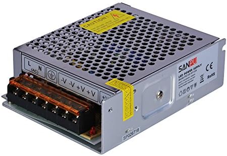 SMPS 24vdc 100w LED Driver 4a Constant Voltage Switching Power Supply 110v 220v ac/dc Lighting Transformer Converter IP20 (SANPU PS100-W1V24)