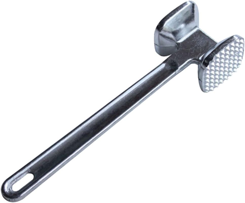 Aluminum Two Sided Meat Hammer Chicken Poultry Tenderizer Beef Pork Mallet New