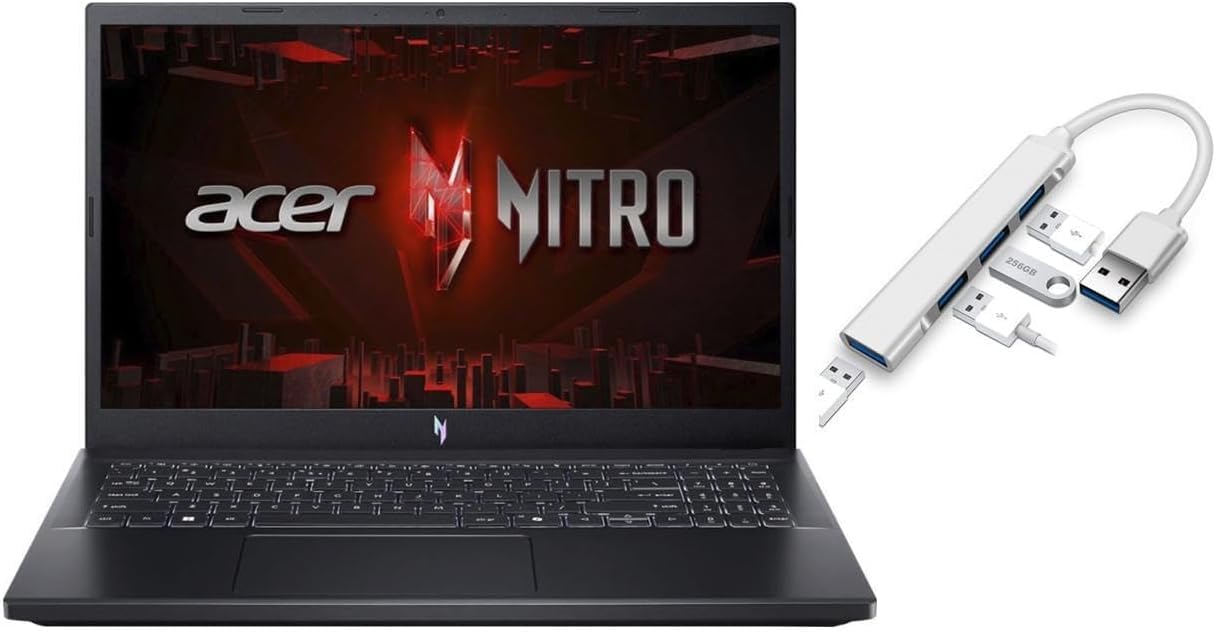 acer Nitro V 15.6" FHD 144Hz Gaming Laptop | Intel