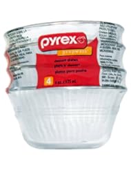 Kitchen: Pyrex 6-Ounce Custard Cups, Set of 4 - Pyrex