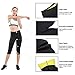 LYTOPTOP Women's Hot Sweat Slimming Neoprene Pants Body Shaper for Weight Loss, Thigh Belly Fat Burner Leggings Hot Thermo Sauna Waist Trainer Capris Black