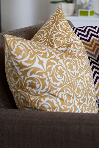 Hen House Linens Garden Gate Ochre 20 x 20 Pillow Cover