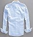 Youhan Men's Long Sleeve Fitted Linen Shirt
