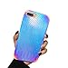 Holographic Mermaid iPhone 7 Case,iPhone 8 Case,Easeu Iridescent Back Cover Color Changing Crocodile Pattern Super Slim Shock-proof Reflective Rainbow Bumper Hard Case for iPhone 7 / iPhone 8