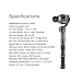 EVO GP-PRO 3 Axis Handheld Gimbal for GoPro Hero3 Hero4 Hero5 Hero6 Hero7 Black, Garmin Virb Ultra30, Yi 4K - Full CNC Aluminum with Long Battery Life - 1 Year USA Warranty