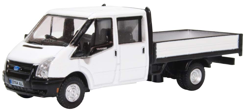 Oxford Diecast 76TPU005 Ford Transit Pickup White