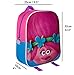 Original 3D Trolls Backpack, Official Licensed Trolls | DreamWorks Backpack Poppy 3D