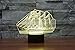 YANGHX FUGEST Sailboat 3D Night Light Ship Modern100~240v Night 7 Color Change LED Desk Table Light lamp (Color: Multicolor)