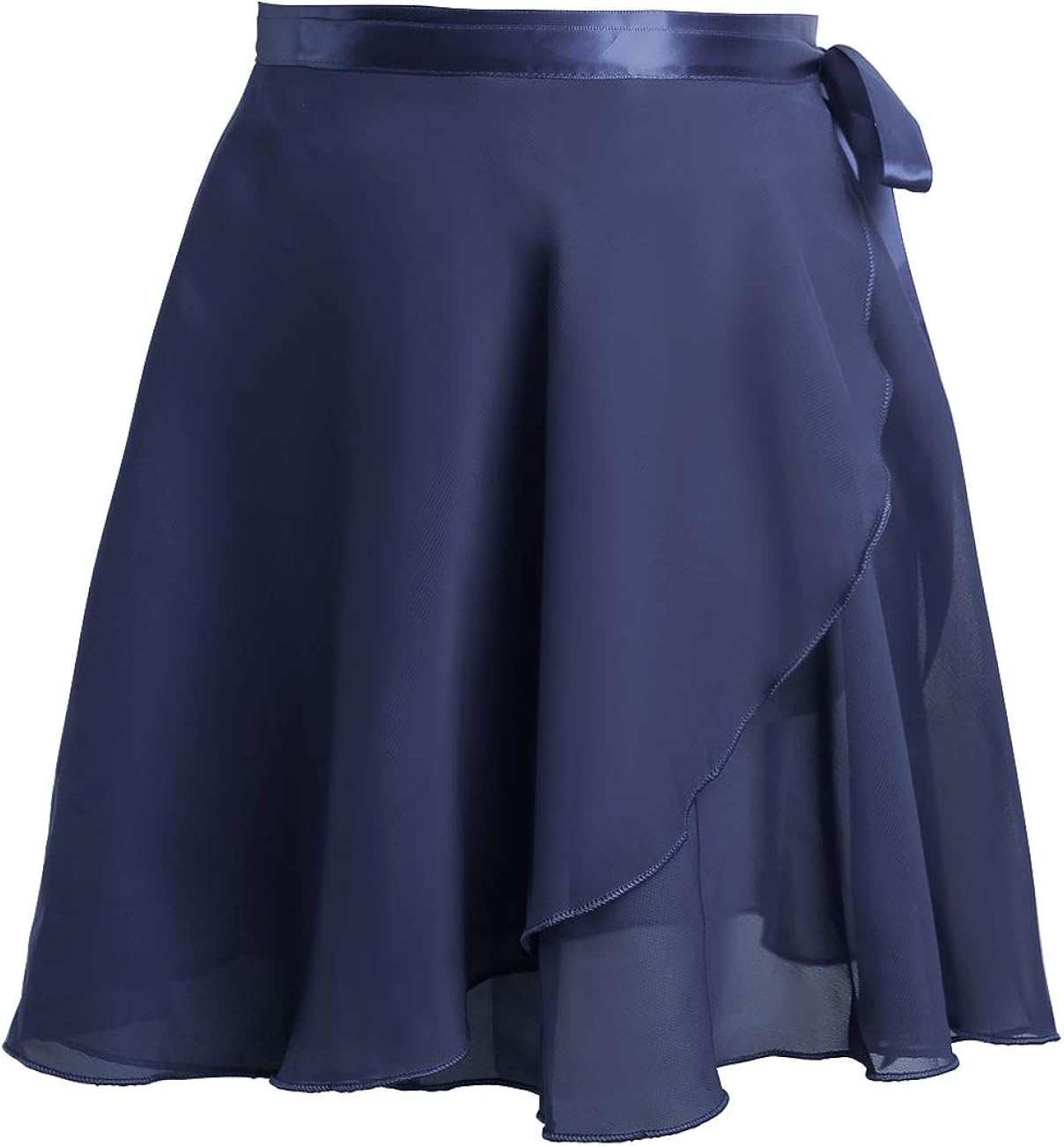 Daydance Girls Women Sheer Ballet Skirts Wrap Chiffon Over Scarf for Dancing: Clothing