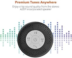 taotronics bluetooth shower speaker