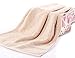 Premium 6 Piece Towel Set - 2 Bath Towels, 2 Hand Towels and 2 Washcloths - Beige - Cotton - Machine Washable, Hotel Quality, Super Soft and Highly Absorbent - by HomeLabels