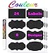 Liquid Chalk Makers Set - Neon colors with Silver and Gold Metallic – 10 Pack with FREE 24 Chalkboard Labels – Reversible Bullet and Chisel Tip!