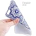 iPhone 6 Case, iPhone 6s Case,VIVIBIN Cute Blue Morocco Pattern for Women Girls Clear Bumper Best Protective Soft Silicone Rubber Glossy TPU Cover Slim Fit Best Phone Case for iPhone 6/iPhone 6s