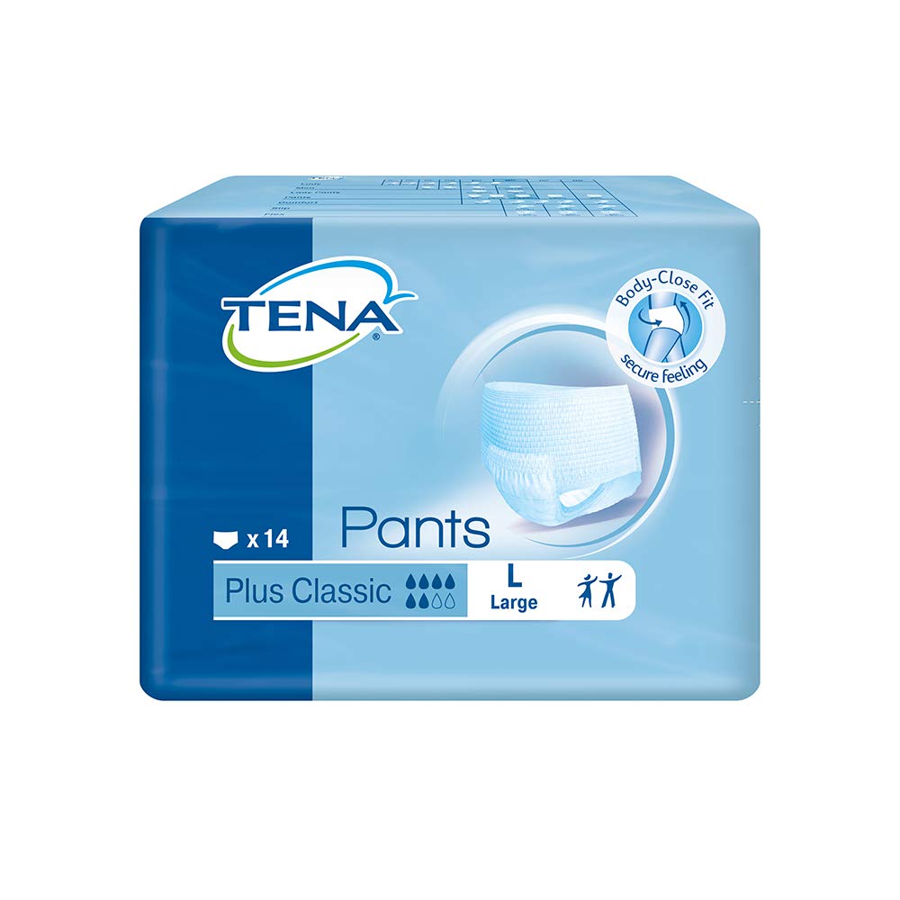 Tena Pants Plus Classic - Large - Pack of 10 (Incontinence Pants)
