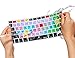 XSKN After Effects Keyboard Silicone Skin Cover for MacBook Air 13, Pro 13, 15, 17 and Wireless Keyboard