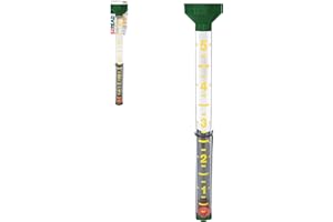 Headwind EZRead 26” Giant Professional Outdoor rain Gauge, USA Made Heavy Duty All Weather Freeze Proof mountable with Float, Hunter Green (820-0019)