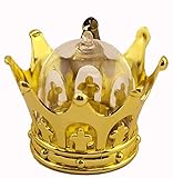 JC HUMMINGBIRD 48PC Gold Crown Fillable for Small Candy Chocolate, Table Decorations, Party Favors