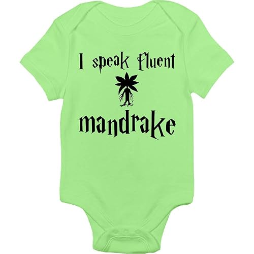 Amazon Com Harry Potter Bodysuit I Speak Fluent Mandrake Amazon Com Harry Potter Bodysuit I Speak Fluent Mandrake