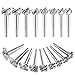 Forstner Drill Bits, Qibaok 17Pcs Forstner Bit Set Drill Bits Tungsten High Speed Steel Woodworking Hole Saw Set Wood Drill Bits Auger Opener for Woodworking, 15mm-40mm