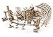 S.T.E.A.M. Line Toys UGears Mechanical Models 3-D Wooden Puzzle - Mechanical Robot Factory