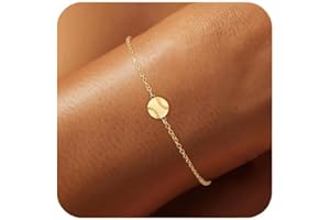 Ascona Dainty Gold Softball/Football/Basketball/Volleyball/Soccer Bracelets for Women Trendy,14K Gold Plated Charm Bracelet With Heart Cute Sport Accessories Jewelry for Friend Team Adjustable Birthday Christmas Gift