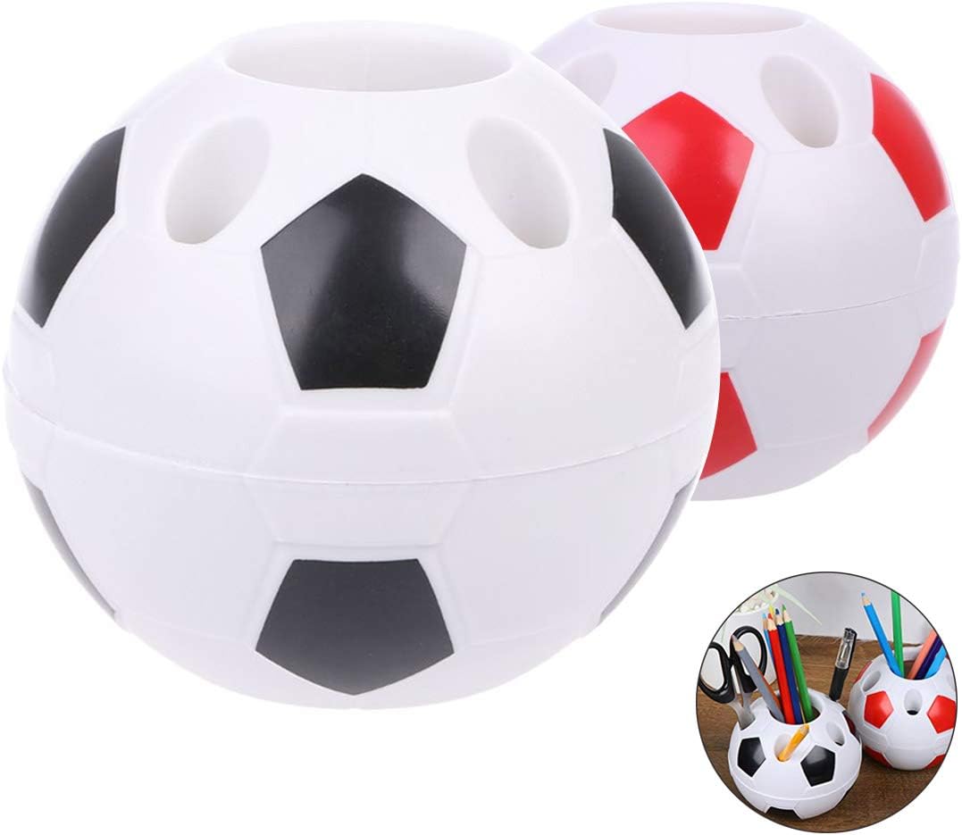 Portapenne A Forma Di Pallone Da Calcio - Decorazione Per Scrivania E Stanza - Foto 9