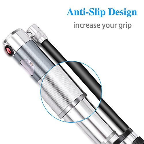 image for Cycorld Mini Bike Pump with Gauge, 210psi Bicycle Tire Pump Fits Prest