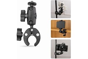 Action Camera Mount Arm, Adjustable Clamp Bracket, Fits Selected Action Cameras, Arm Length 15 cm / 5.91 in