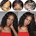 younsolo Lace Front Wigs Human Hair Water Wave Wig with Baby Hair for Black Women Wet and Wavy Wigs 100% Unprocessed Brazilian Virgin 150% Density Glueless 13x4 Curly Lace Frontal Wigs 20 Inch