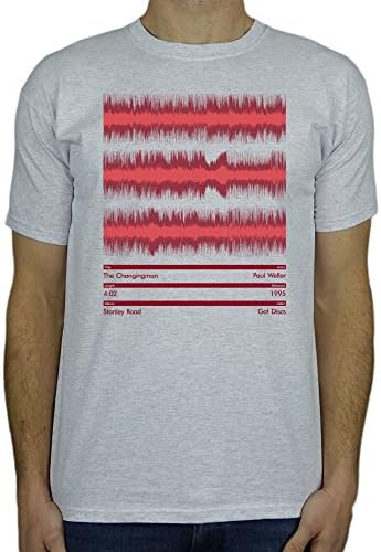 Paul Weller - The Changingman - Music Sound Wave Mens Band Gift T-Shirt