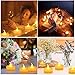 Youngerbaby 24 PCS Battery Operated Tea Lights Flameless Flickering Amber LED Tea Lights for Christmas, Wedding Centerpieces and Thanksgiving Home Decorations , Long Lasting Tealights