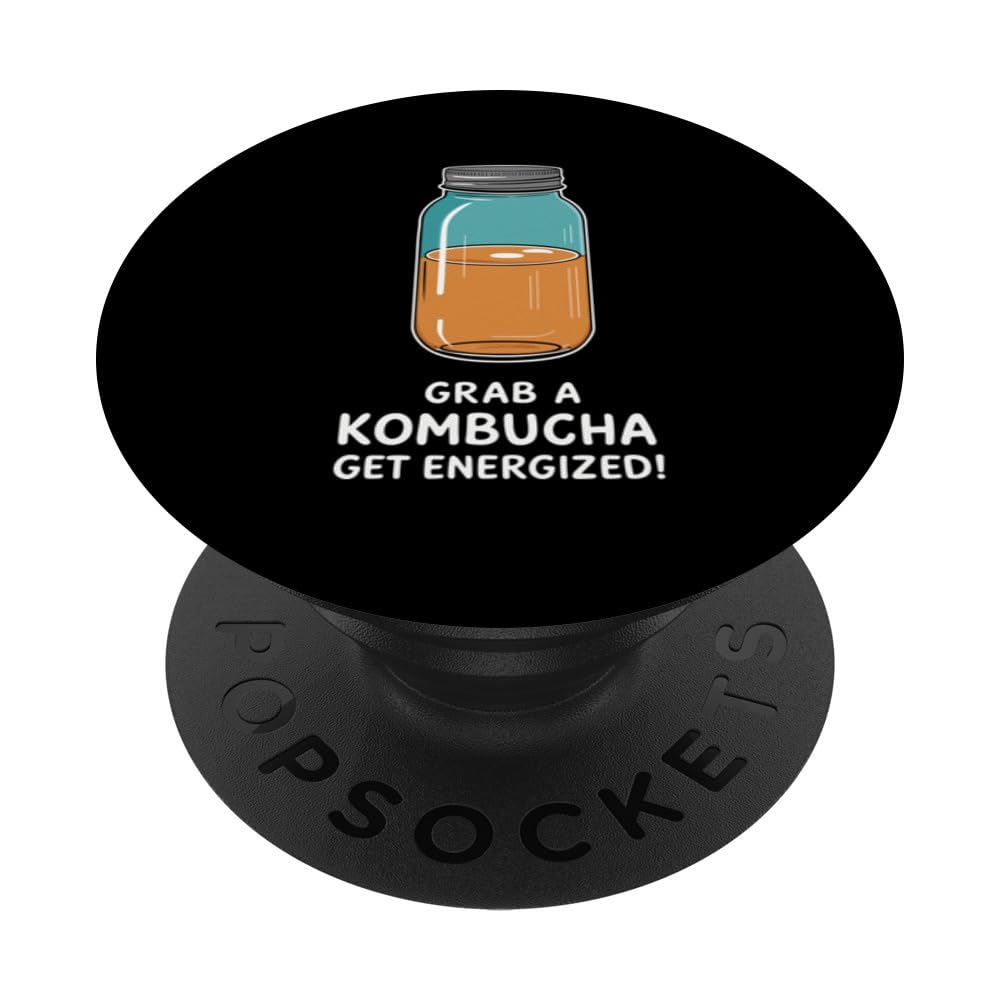 Kombucha Benefits Brewer Maker Tea Lover PopSockets Swappable PopGrip