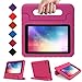 LTROP All-New Kid-Proof Case for Amazon Fire 7 Tablet (7th Generation, 2017 Release) - Rose