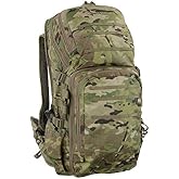 Eberlestock HiSpeed II Pack, 37L Tactical MOLLE Backpack, Multicam | Daypack, Hydration Compatible, Fold-Away Shelf, Compression Straps, Rain Cover Included, Laptop Sleeve, Hunting, Military