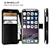 Compatible with iPhone Xs Max Wallet Case - Slim & Lightweight Flip Case with Credit Card Holder - Women & Men - Faux Leather - Black
