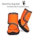 Prumya Dog Boots Waterproof Paw Protectors Dog Shoes with Adjustable Straps and Rugged Anti-Slip Sole, 4pcs (XS)