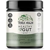 TERRA ORIGIN Healthy Gut Mint Flavor |30-Servings with L-Glutamine, Zinc, Glucosamine, Slippery Elm Bark, Marshmallow Root and More!