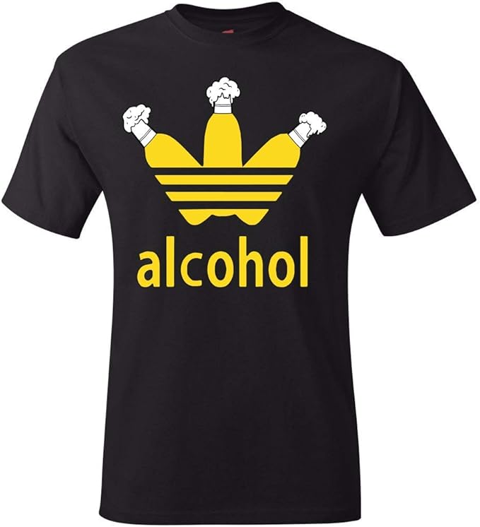 Men's TShirt Alcohol Tee Shirt Clothing