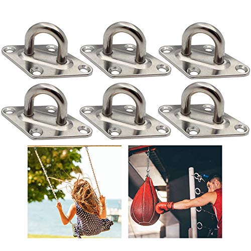 Xinlie Augplatten für Sonnensegel Runde Augenplatte Pad Edelstahl Sonnenschutz Befestigung Segel Montage Edelstahl…