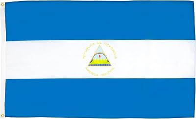 AZ FLAG Nicaragua Flag 3x5 ft 100D Polyester with 2 Brass Grommets