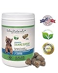 Natural Calming Treats for Dogs. Great for Travel, Groomers, Fireworks, Storms, Behavior. Helps with Dog Barking and Separation Anxiety in Dogs. Anti Stress Supplement for Dogs. 120 Chicken Soft Chews