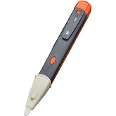 Edward Tools Harden Pro Non Contact Voltage Detector - Flashlight Tip - Electrical Volt Detector Pen for 60V -1000V - Auto Shutdown - LED Light/Buzzer Alarm - Batteries Included