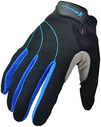Timeiya Cycling Gloves with Shock-absorbing Pad Full Finger Bike Gloves Motorcycle Gloves
