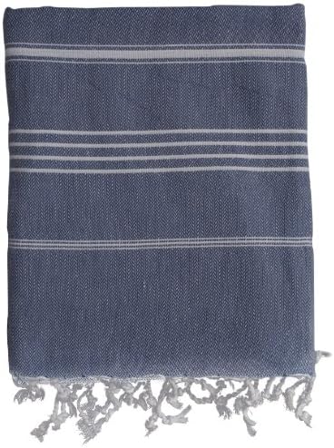 Nine Space Ayrika Collection Stripes Fouta Towel, Indigo