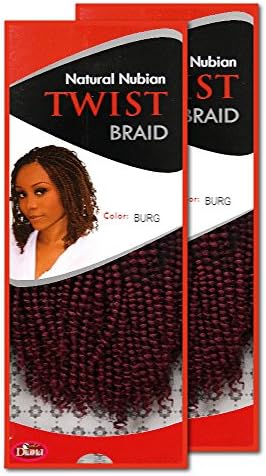 Diana Nubian Twist-Natural Nubian Twist Braid -Original (Burgundy)