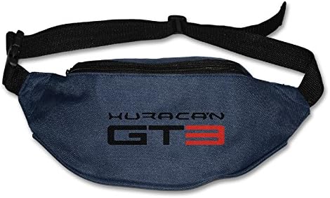 Sportscar Racing Huracan GT3 Waist Pack Fanny Pack Belt Bag For Phone,runner (2 Colors) Navy