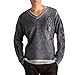 Ed Hardy Mens Love Kills Applique V-neck Sweater - Midnight