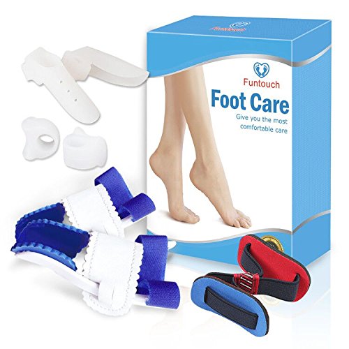 Bunion Corrector & Bunion Relief Kits,Adjustable Bunion Splint and Soft Bunion Pads for Treat Pain in Hallux Valgus, Big Toe Joint, Hammer Toe,Toe Spacers Straighteners for Men and Women