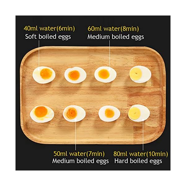 VOBAGA Electric Egg Cooker, Rapid Egg Boiler with Auto Shut Off for
