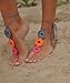 Crochet Barefoot Sandals, Foot Jewelry, Foot Jewelry Barefoot Sandals, Foot Jewelry Set, Foot Jewelry for Beach Wedding, Wedding Foot Jewelry 2 PACK (1 PAIR)